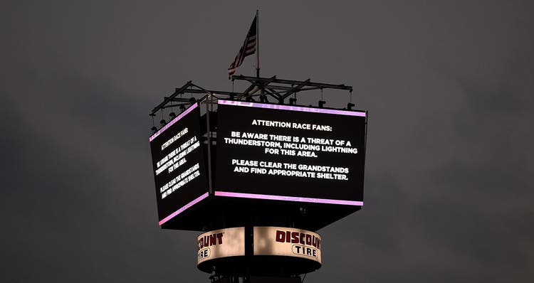 NASCAR Craftsman Truck Series race at Richmond has been postponed to Saturday.