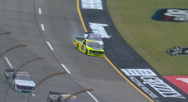 Heim, Majeski trade paint on Richmond restart